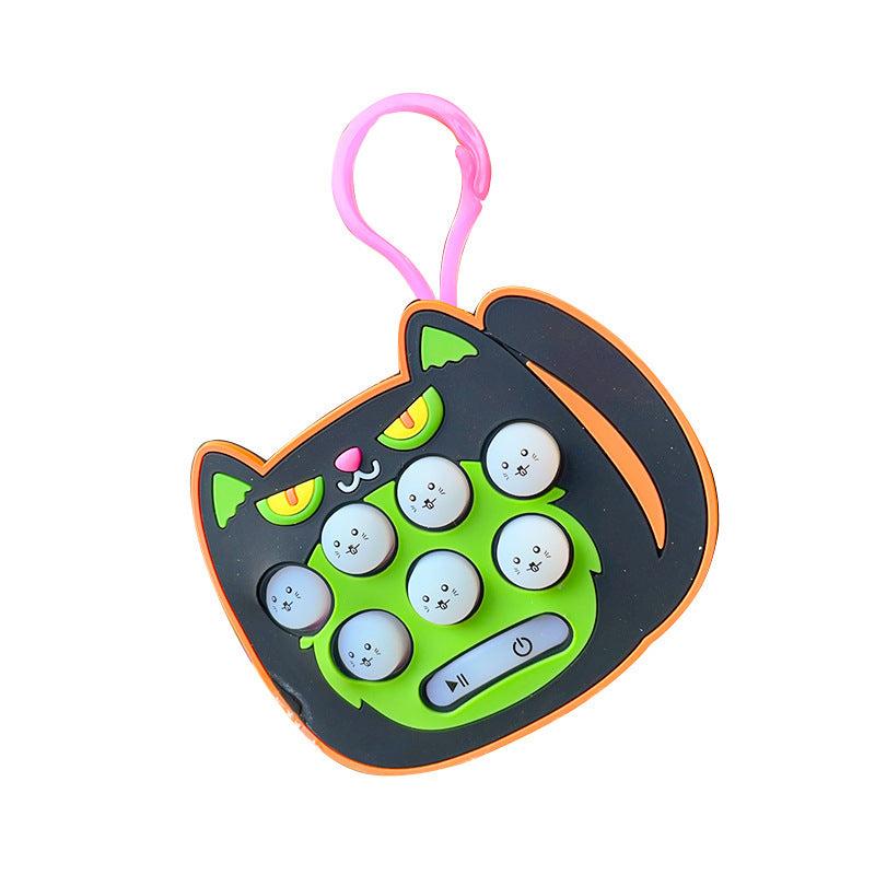 Wholesale Christmas Mini Whack-A-Mole Game Console Silicone Keychain